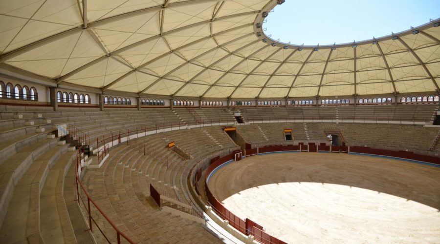 La plaza de toros de As Travesas